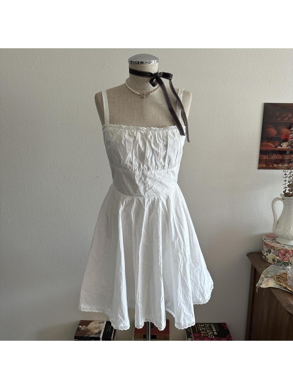 Princess Polly Poise white mini dress